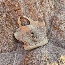 Saint Laurent raffia bag