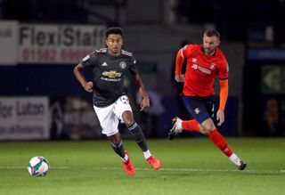 Lingard has made just two Carbao Cup appearances this season