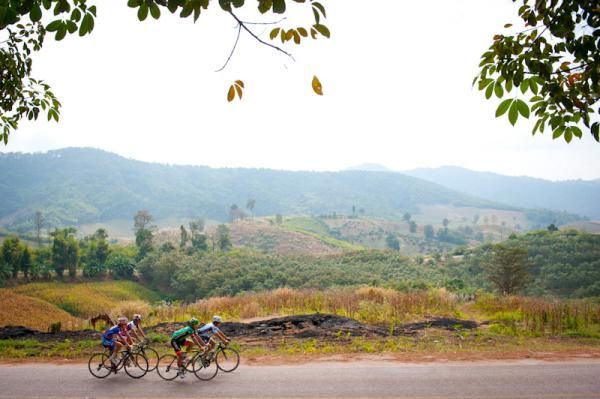 Riders training in the magnificent Thai countryside