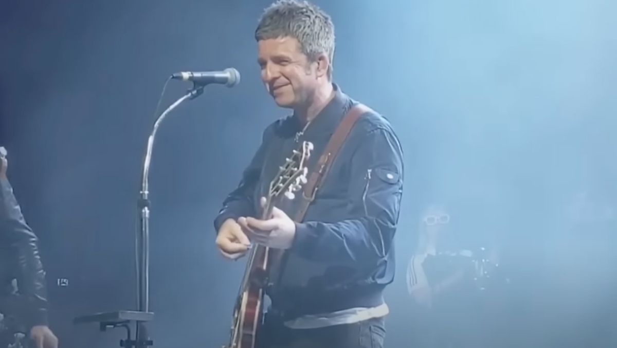 Noel Gallagher onstage in 2023