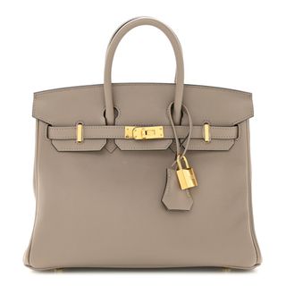 Hermes Swift Birkin 25 Gris Asphalte