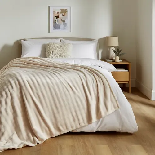 Supersize Bubble Fleece Throw 