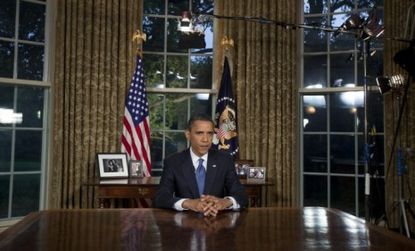 Obama will address the nation from the Oval Office Tuesday night. 