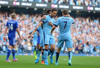 Frank Lampard did not celebrate his goal for Manchester City against Chelsea