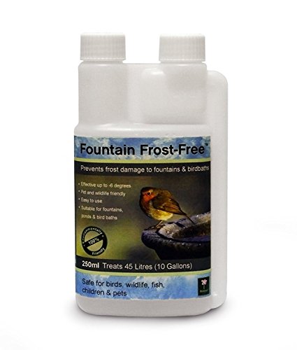 Primrose Ambient&amp;eacute; Fountain Frost Free Additive for Birdbaths Water Feature or Fountains Ponds Antifreeze Solution in 250 Ml Bottle