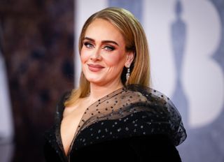 Adele attends The BRIT Awards 2022 at The O2 Arena on February 08, 2022 in London, England. (Photo by Samir Hussein/WireImage )