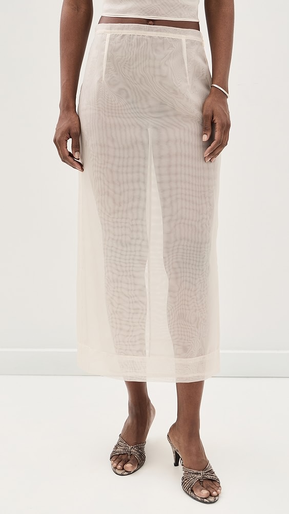 Renggli Organza Pencil Skirt