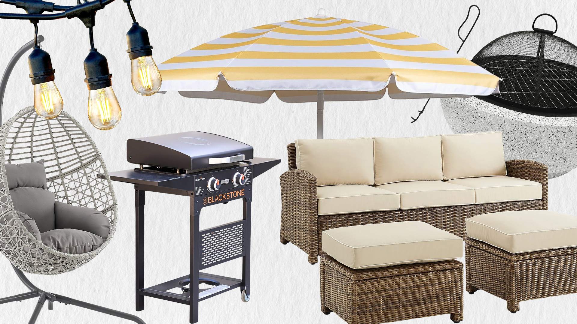 A collage of home decor from QVC