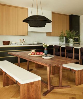 dining table ideas wooden table with dining benches