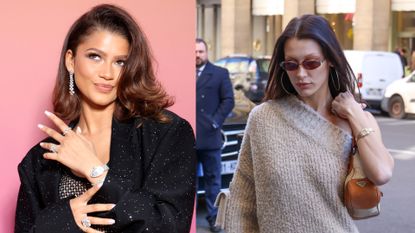 Bella Hadid wearing watch