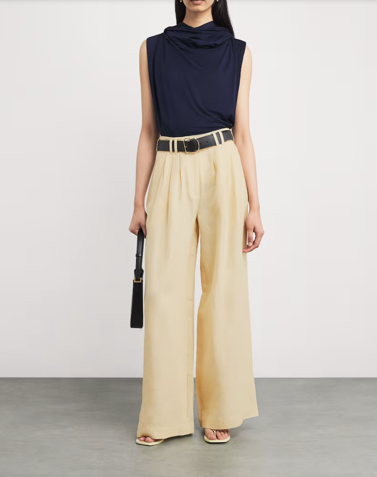 Posse, Linen Parker Wide-Leg Trousers
