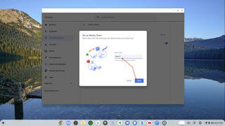 Set up Nearby Share on Chromebook