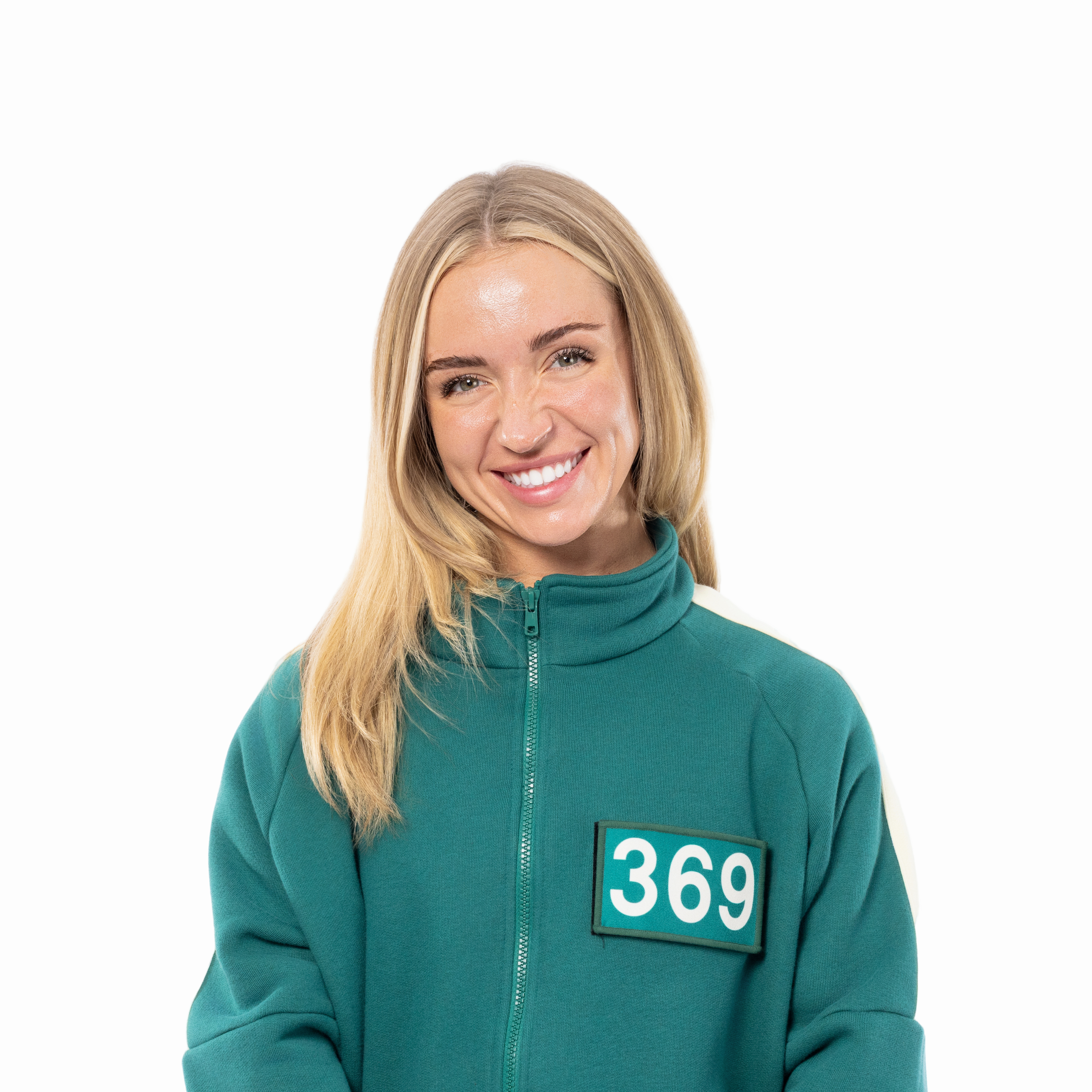 Squid Game The Challenge S2. Zoe Stinson. Cr. Tom Dymond/Netflix 2025 &amp;copy;