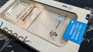 Speck Presidio Perfect Clear Case for Galaxy Z Flip 3 and Flip 4