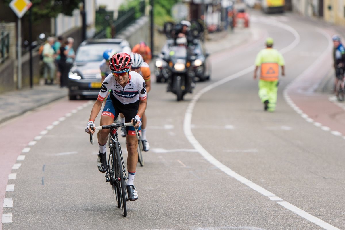 Ashleigh Moolman-Pasio (Cervelo Bigla) on the attack