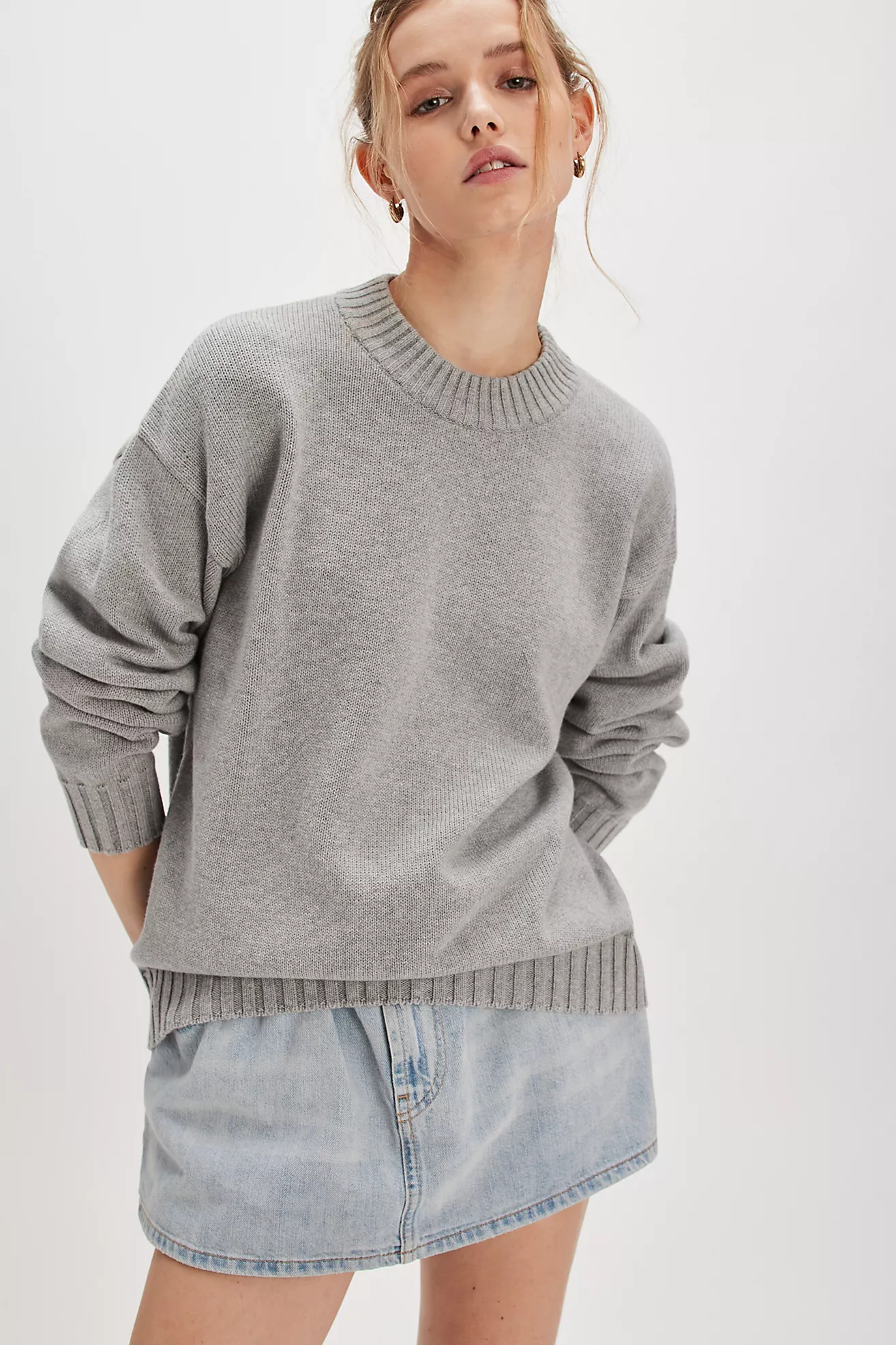 Dony. Cotton Kashmiri Cruck Sweater