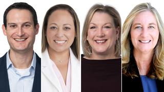 Tegna SVPs Mark Sher, Raquel Amparo, Melissa Jones and Pamela Long