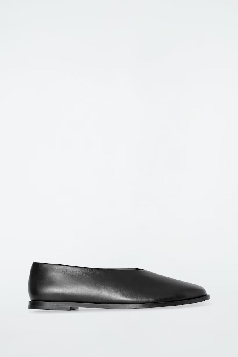 Leather Ballet Flats