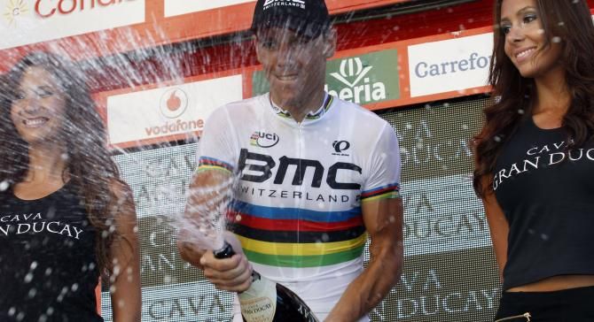 Philippe GIlbert finally got his first win of the season on stage 12 of the Vuelta a Espa&ntilde;a