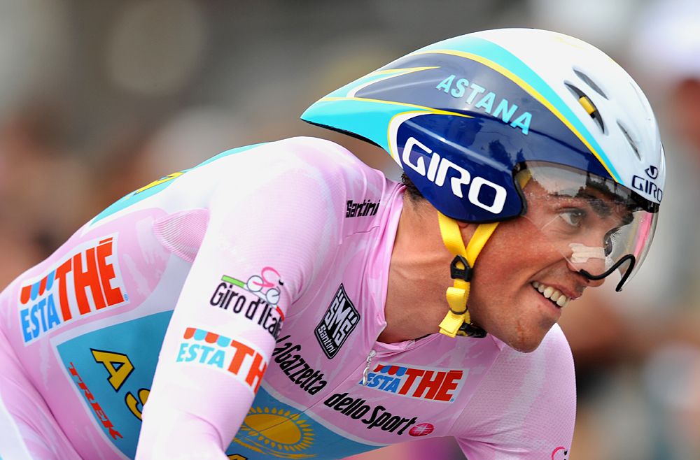 Alberto Contador at the 2008 Giro d'Italia