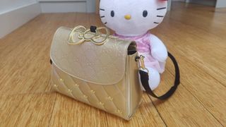 Loungefly Sanrio 50th Anniversary Gold Crossbody Bag