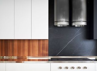 a modern overlay handleless kitchen