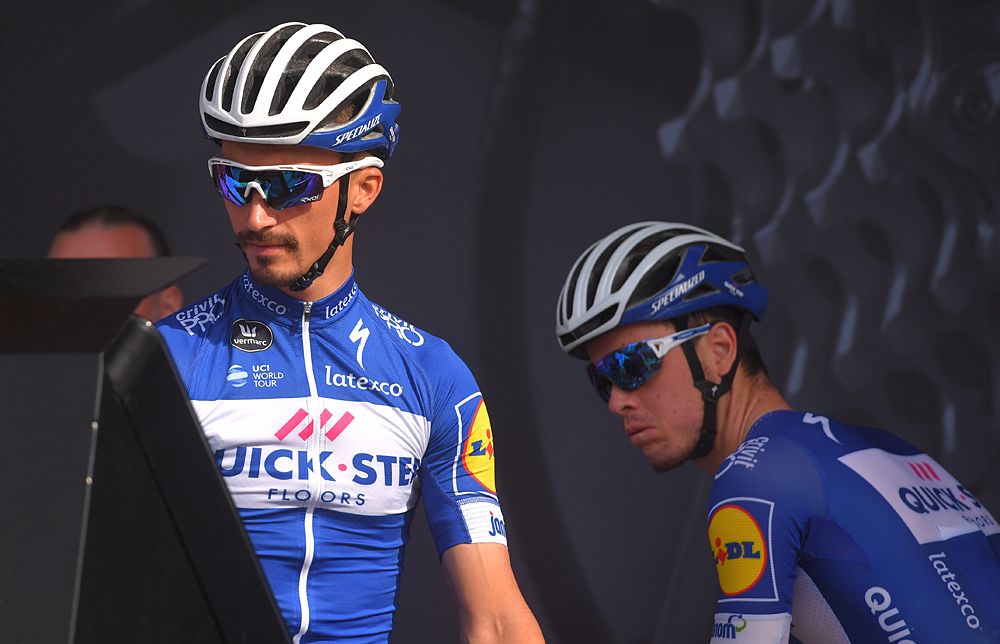 Julian Alaphilippe at Liege-Bastogne-Liege