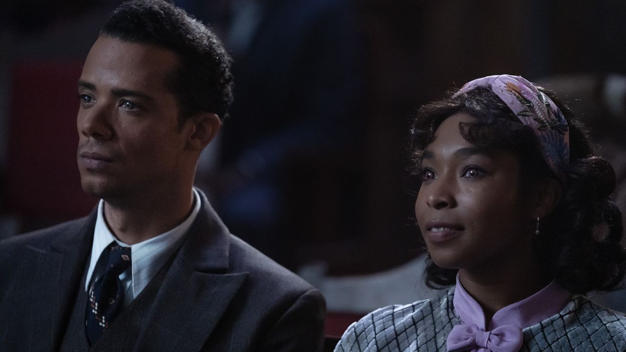 Jacob Anderson, Delainey Hayles and Assad Zaman in Interview with the Vampire season 2