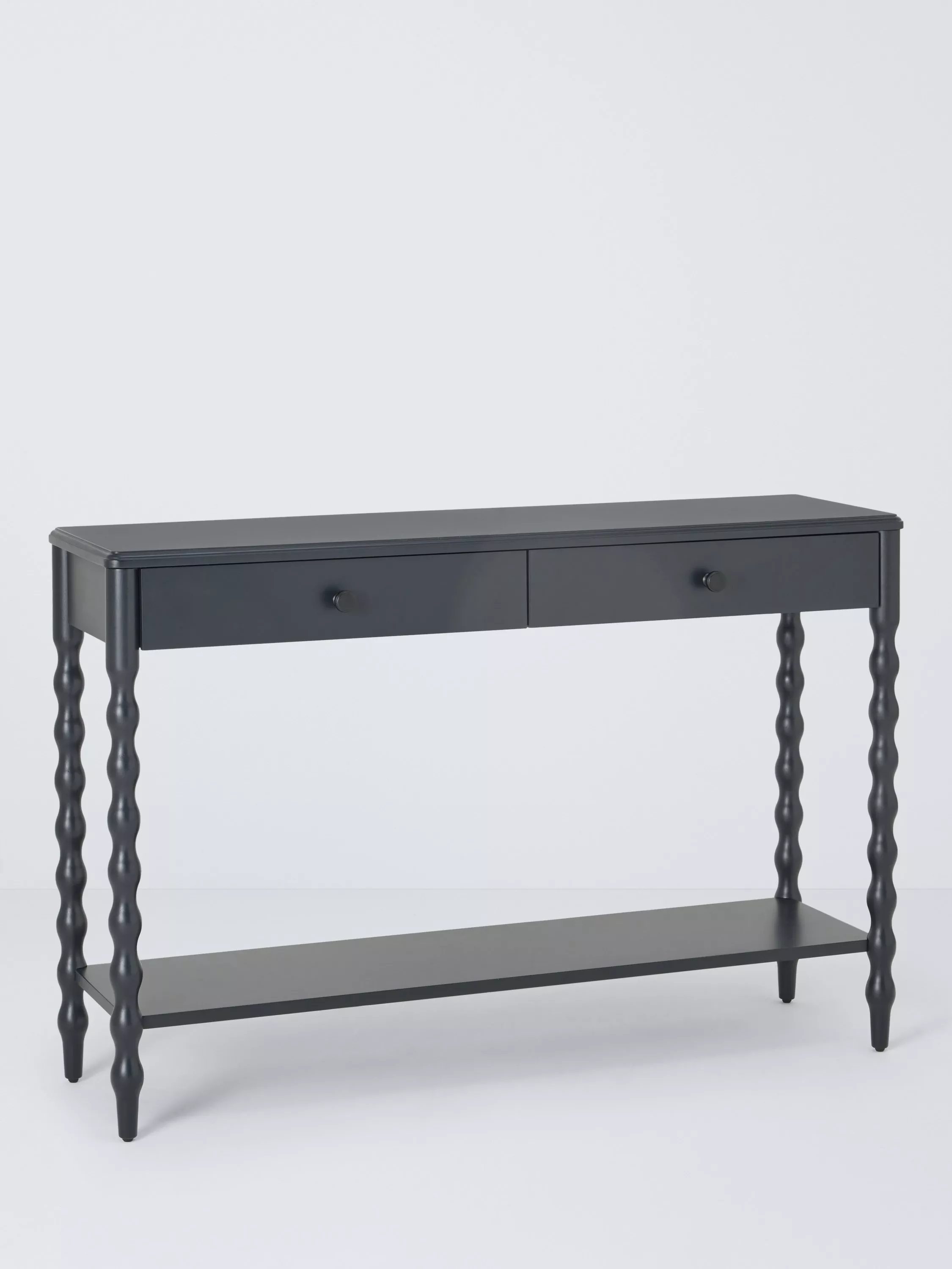 John Lewis Bobbin Console Table, Black
