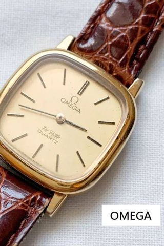 Omega De Ville 1353 Women's Watch Gold Dial 