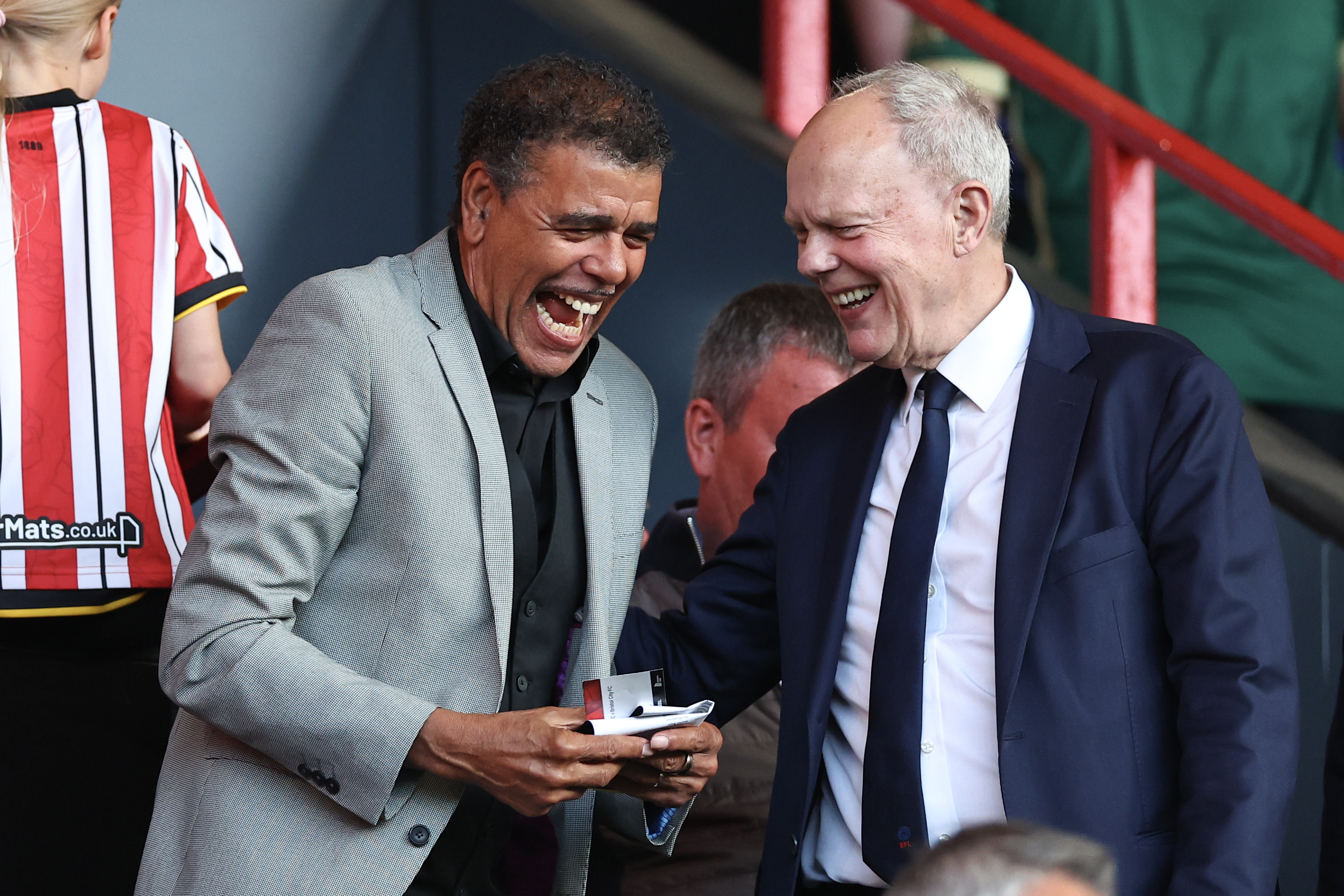 Chris Kamara pictured here at a Sheffield United match