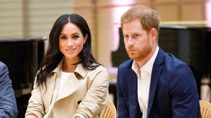 Prince Harry and Meghan Markle watch a rehearsal of Spirit 2018 by the Bangarra Dance Theatre