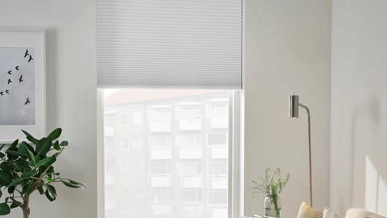 IKEA TREDANSEN blinds in a living room