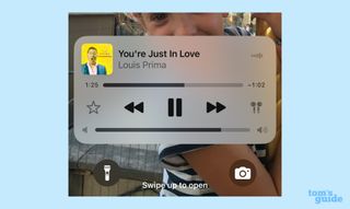 lock screen volume control in iOS 18.2