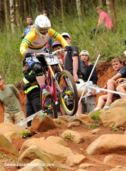 Tracey Hannah (Hutchinson United Ride) on her wining ride