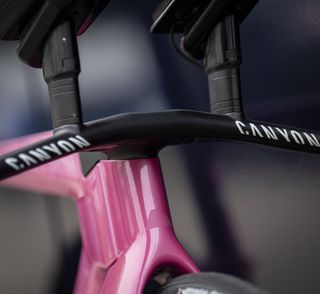 Van der Poel pink bike