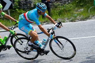 Vincenzo Nibali in the peloton during stage 17.