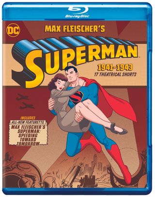 Max Fleischer's Superman blu-Ray cover art