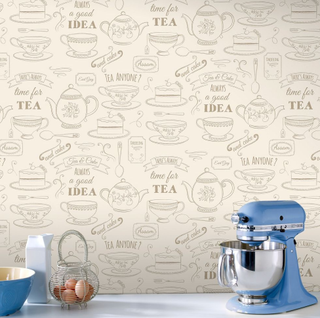 Graham & Brown Superfresco Easy Afternoon Tea Wallpaper