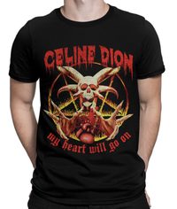 Metal Celine Dion t-shirt: Was £29.85, now £20.90