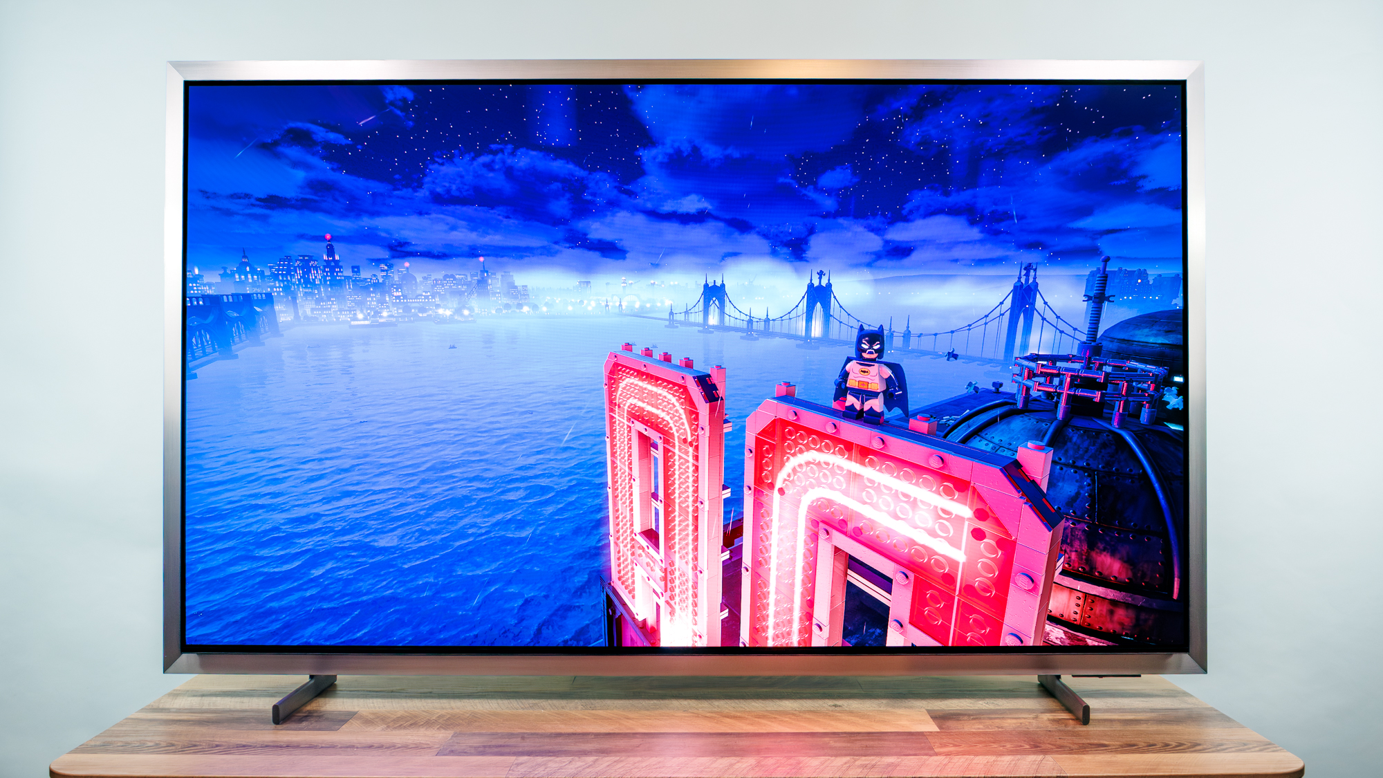 Samsung S95H OLED TV on a desk