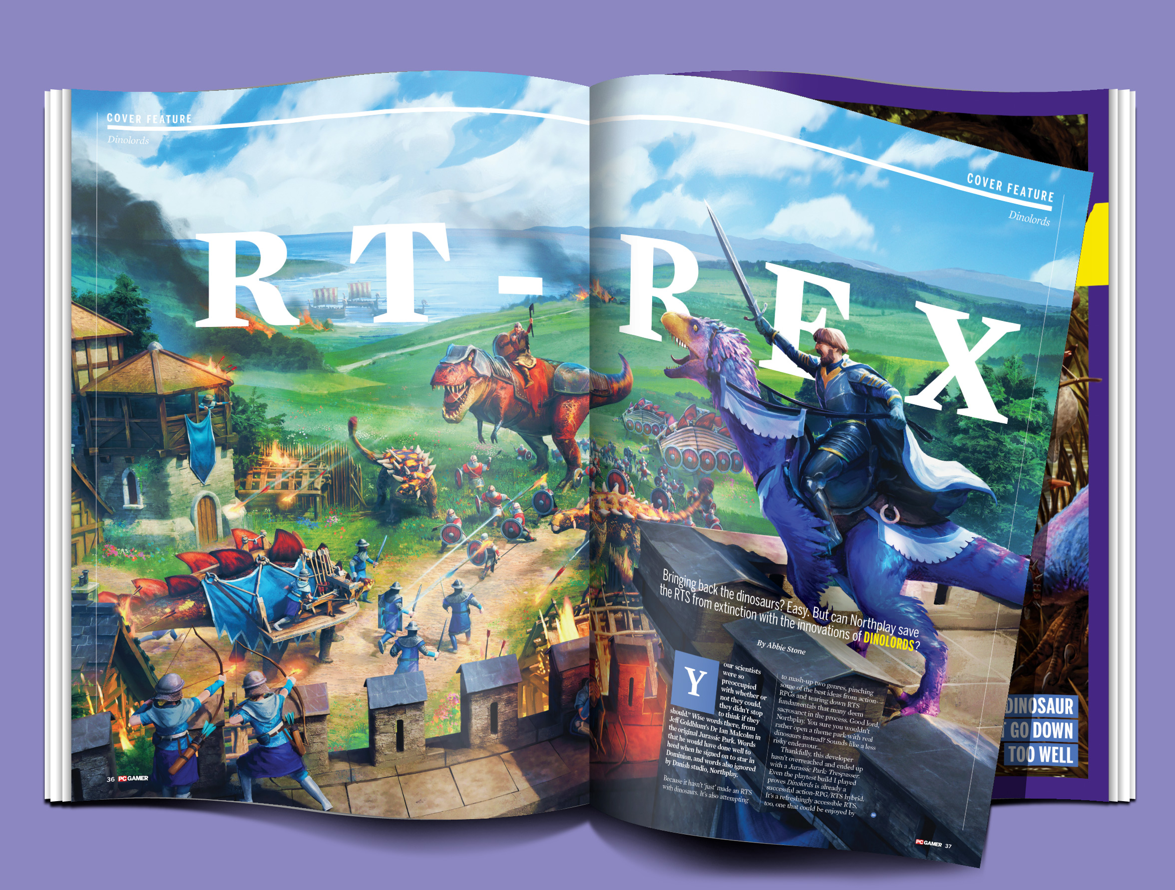 PC Gamer magazine Dinolords