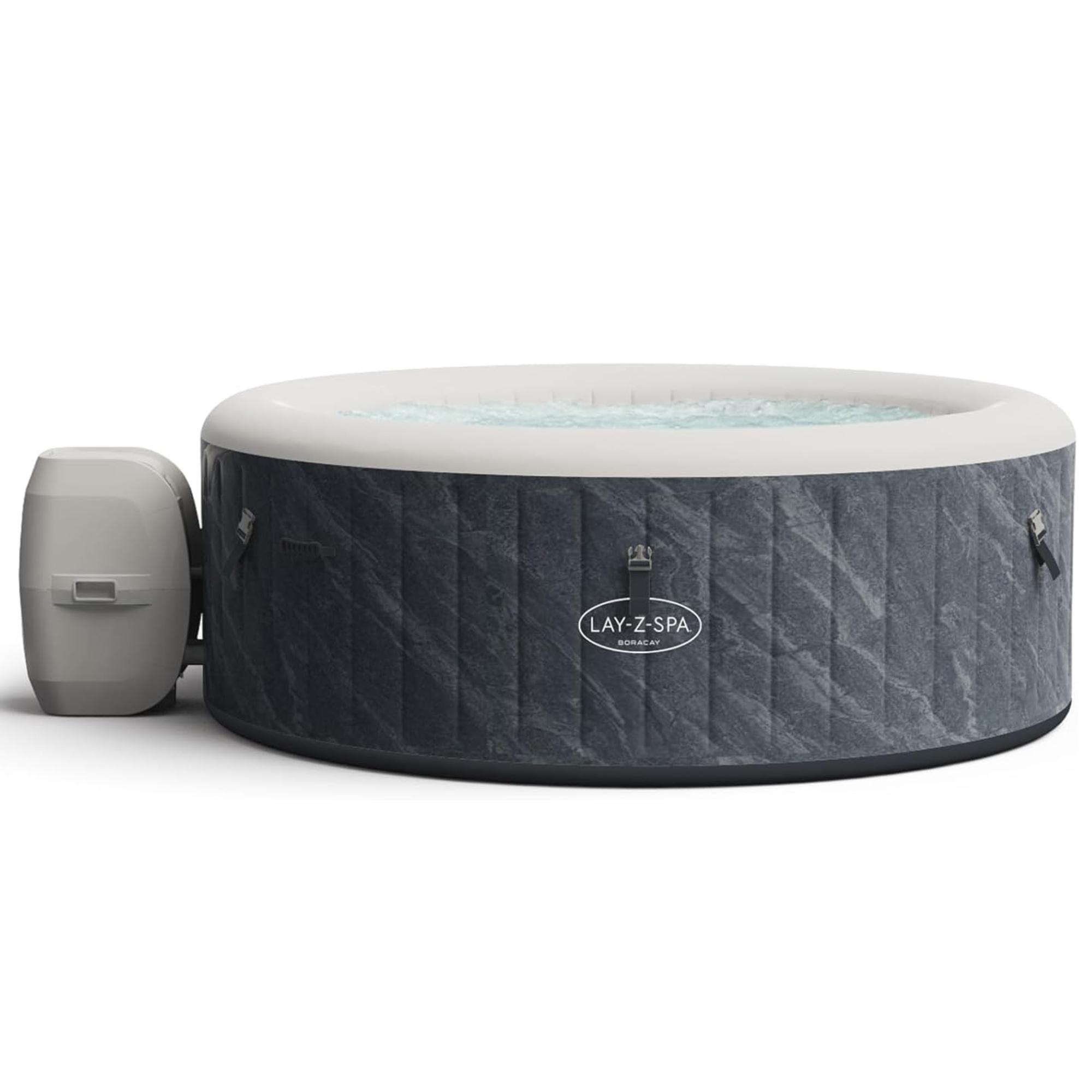 Lay-Z-Spa Boracay Smart Signature Airjet Inflatable Hot Tub With App-Control 2-4 Person