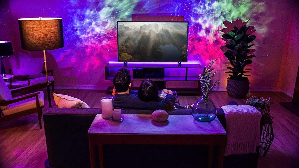 Relaxing Rotating Night LED Light Psychedelic Disco Lamp Projector