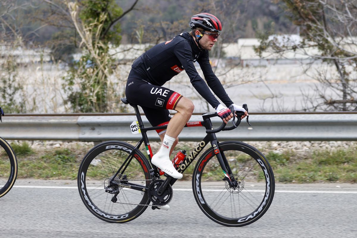 Paris Nice 2022 - 80th Edition - 8th stage Nice - Nice 115,6 km - 13/03/2022 - Finn Fisher-Black (NZL - UAE Team Emirates) - photo Luis Angel Gomez/SprintCyclingAgency&Acirc;&copy;2022