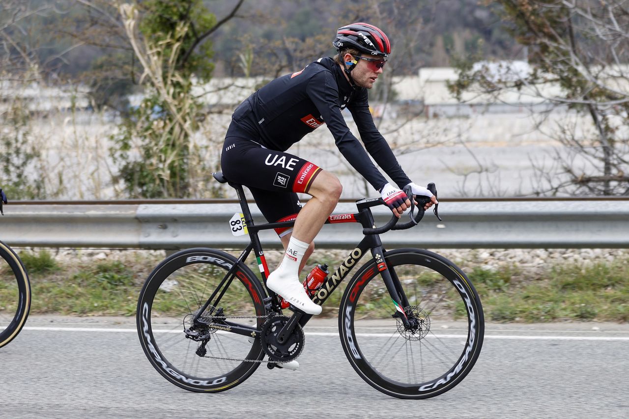 Paris Nice 2022 - 80th Edition - 8th stage Nice - Nice 115,6 km - 13/03/2022 - Finn Fisher-Black (NZL - UAE Team Emirates) - photo Luis Angel Gomez/SprintCyclingAgency&Acirc;&copy;2022