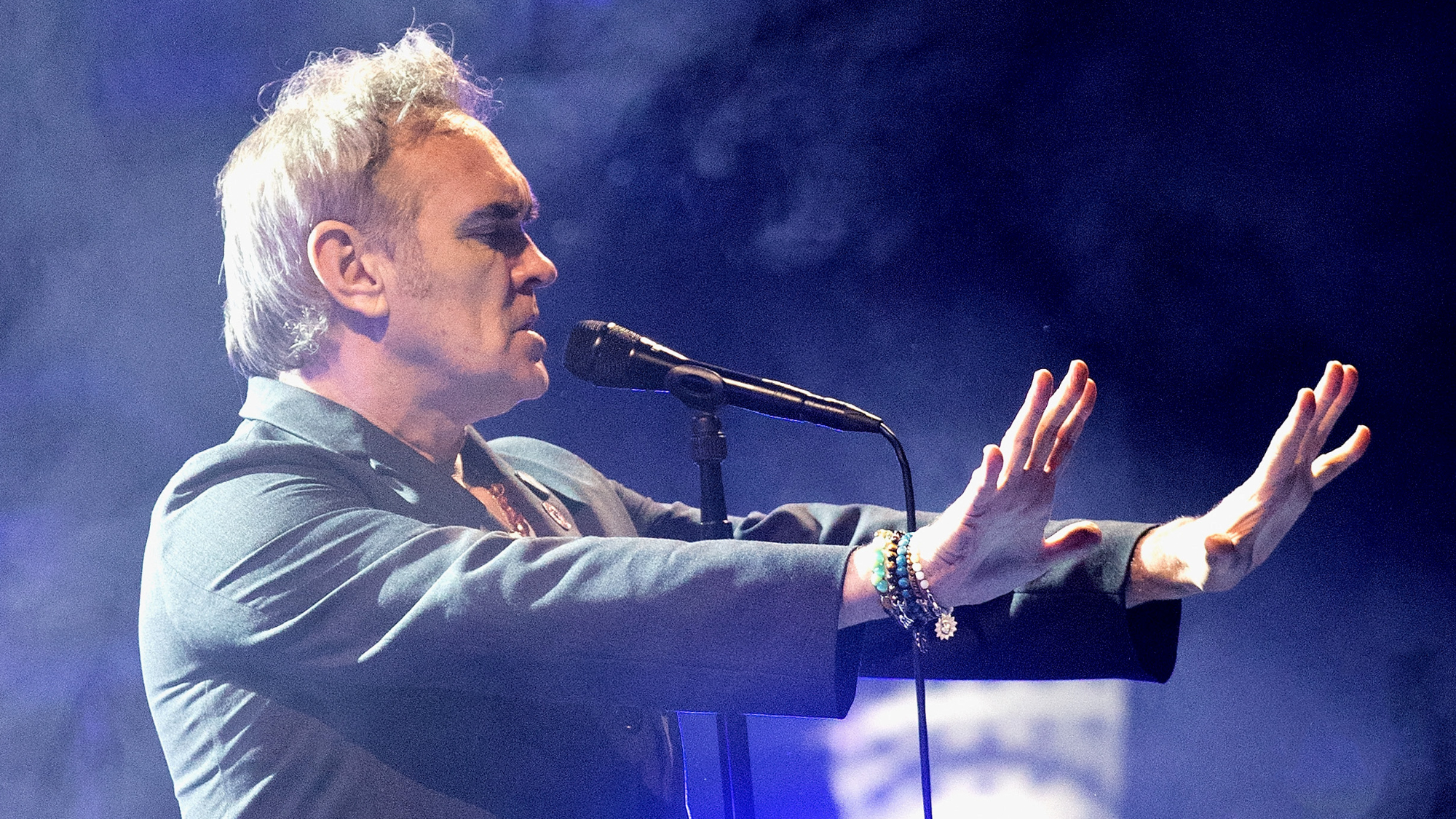  Morrissey performs at The SSE Arena, Wembley on March 14, 2020 in London, England