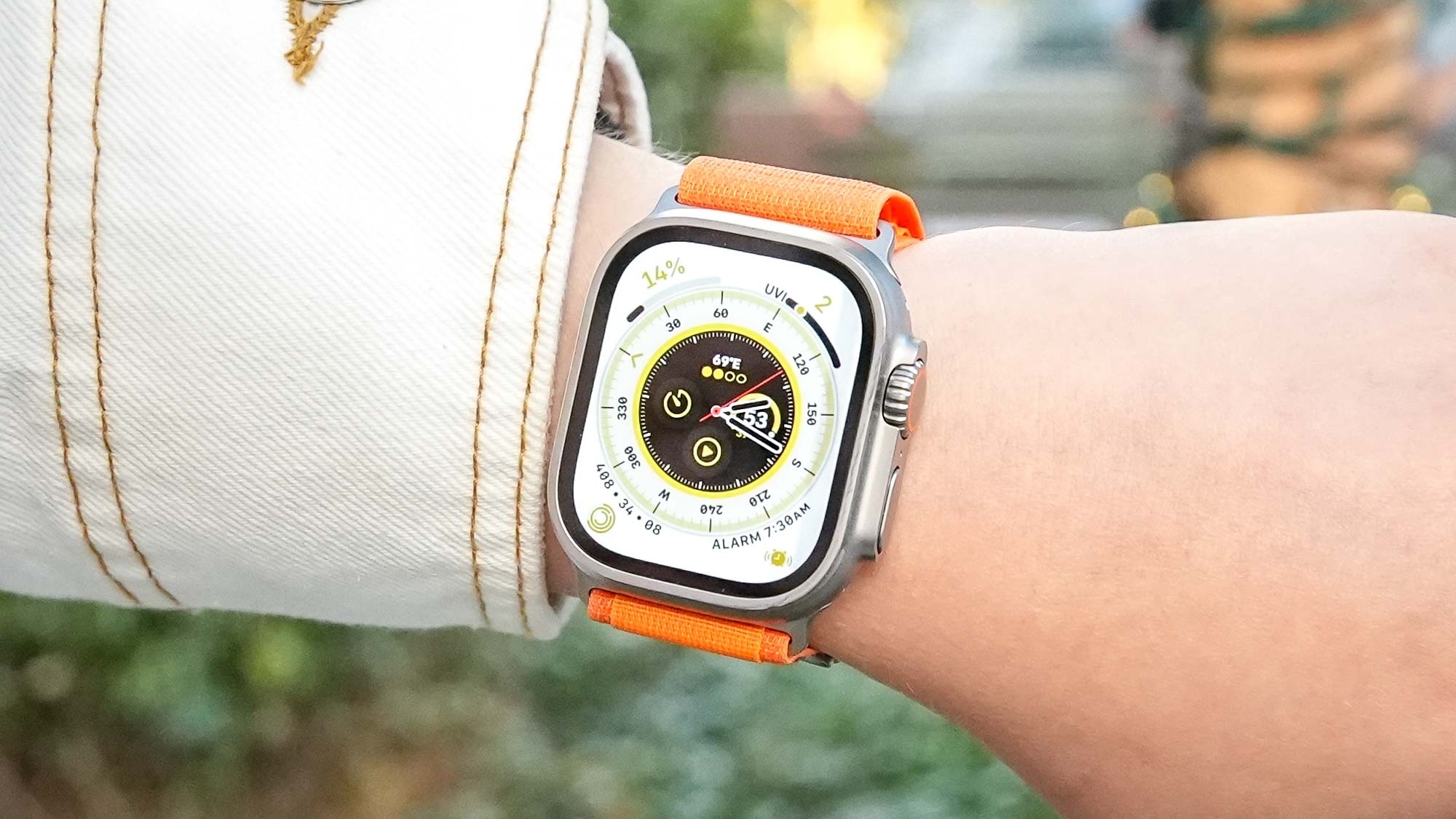 Apple Watch Ultra on wrist