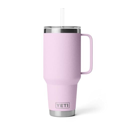 Yeti Rambler 42oz Tumbler w/Handle and Straw Lid &mdash; Cherry Blossom