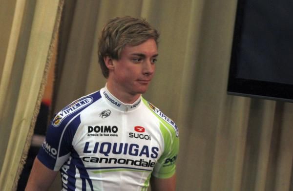 Dominik Nerz (Liquigas-Cannondale) arrives from Milram.